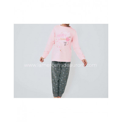 Pijama infantil algodón interlock Happy sparkles de Tobogán