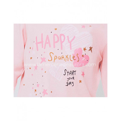 Pijama infantil algodón interlock Happy sparkles de Tobogán 2
