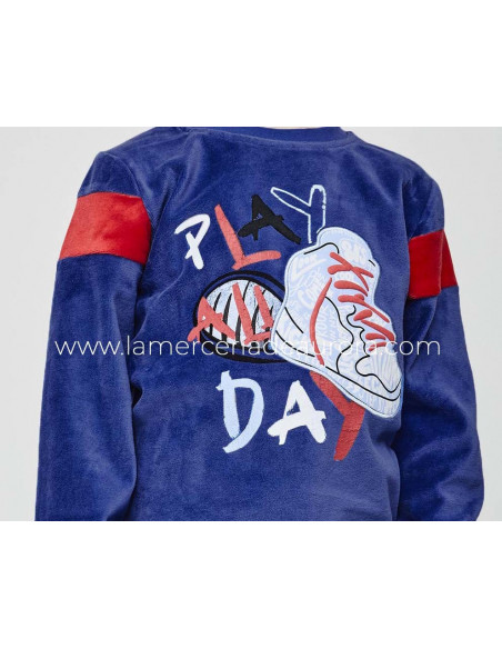 Pijama infantil tundosado Play all day de Tobogán