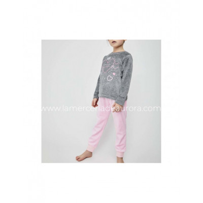 Pijama infantil tundosado Now or never de Tobogán