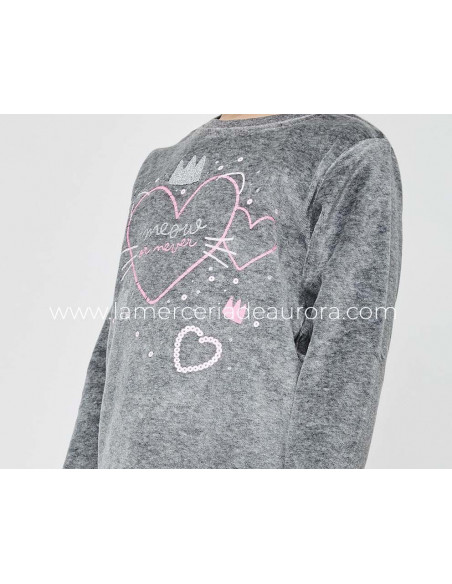 Pijama infantil tundosado Now or never de Tobogán