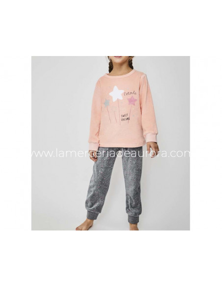 Pijama infantil tundosado "L´etoile" de Tobogán