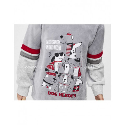 Pijama infantil tundosado Dog Heroes de Tobogán 2