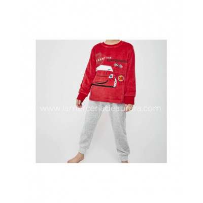 Pijama infantil tundosado Champion car red de Tobogán