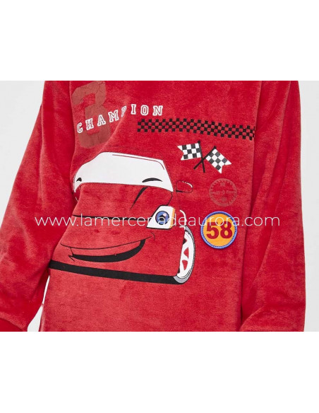 Pijama infantil tundosado Champion car red de Tobogán