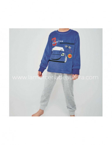 Pijama infantil tundosado Champion car blue de Tobogán