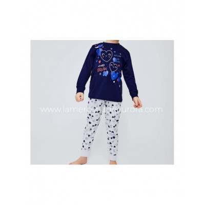 Pijama infantil algodón interlock Happy dream de Tobogán