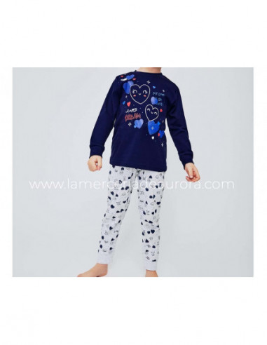 Pijama infantil algodón interlock Happy dream de Tobogán