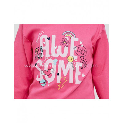 Pijama infantil algodón interlock Awe some de Tobogán 2