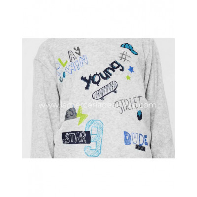 Pijama infantil tundosado Young de Tobogán 2