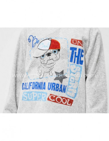 Pijama infantil tundosado Be cool on the storm...