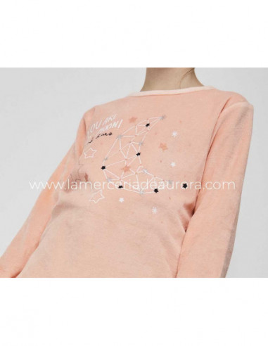 Pijama juvenil tundosado You are my moon and...