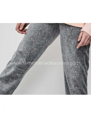 Pijama juvenil tundosado You are my moon and...