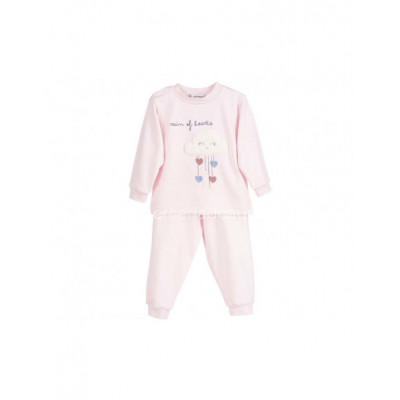 Pijama bebé interlock Rain of hearts de Calamaro