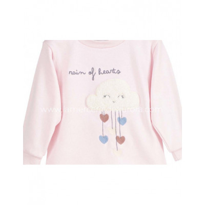 Pijama bebé interlock Rain of hearts de Calamaro 2