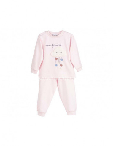 Pijama infantil interlock Rain of hearts de Calamaro