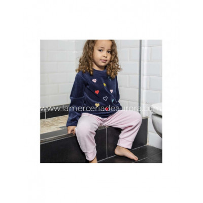 Pijama largo infantil tundosado 2600 de Muslher