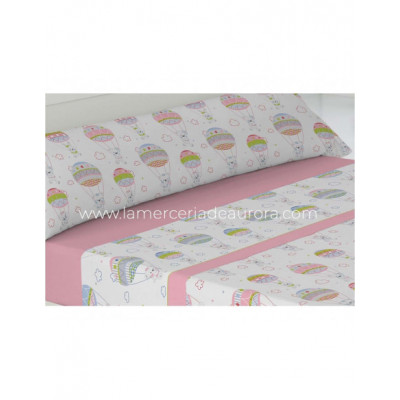 Sábanas invierno doralina infanties Globos rosa de...