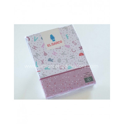 Sábanas tela infantiles Sopa de letras de El Barco 2