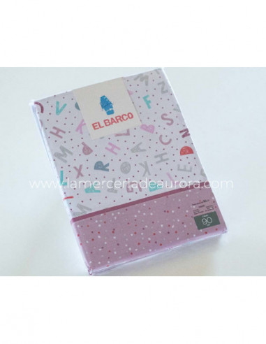 Sábanas tela infantiles Sopa de letras de El Barco