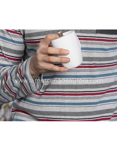 Pijama largo entretiempo para hombre 5634 de Muslher