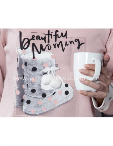 Pijama largo mujer 6610 de Muslher