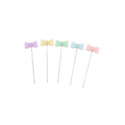 Alfileres cabeza plana fantasía Lazos (100 uds) 2