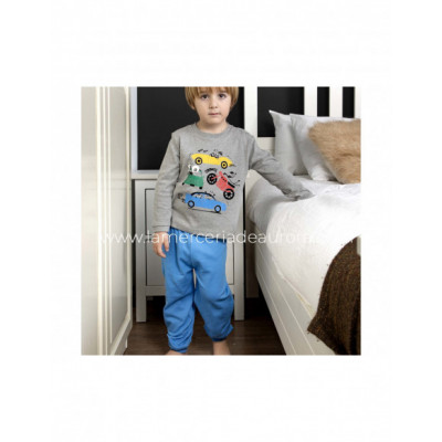 Pijama largo infantil interlock 2628 de Muslher