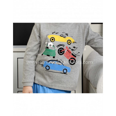 Pijama largo infantil interlock 2628 de Muslher 2