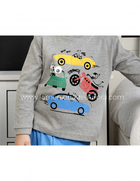 Pijama largo infantil interlock 2628 de Muslher