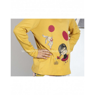 Pijama largo juvenil algodón interlock 4609 de Muslher 2