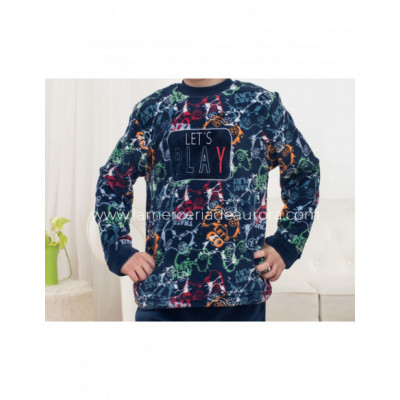 Pijama juvenil coralina Let´s play de Kinanit 2