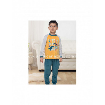 Pijama infantil tundosado Little dino de Kinanit