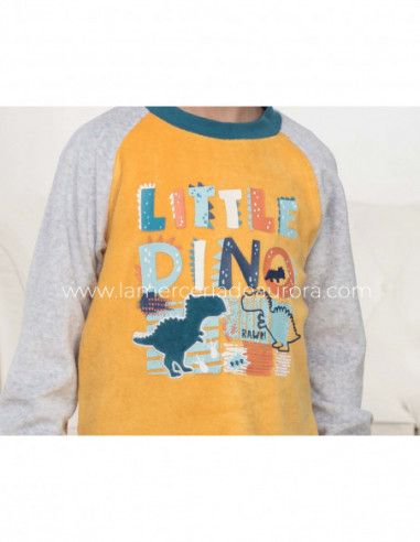 Pijama infantil tundosado Little dino de Kinanit