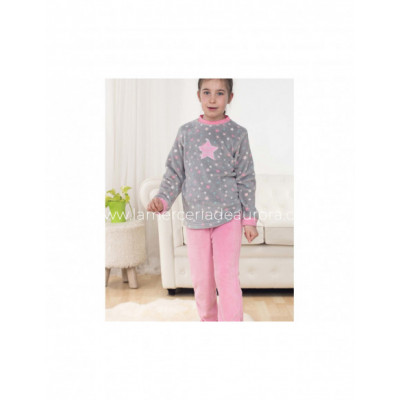 Pijama juvenil coralina Star girl de Kinanit