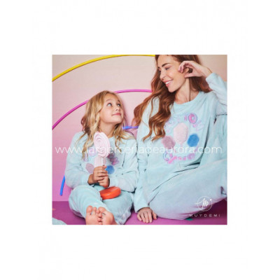 Pijama coralina Cotton candy de Muydemi 2