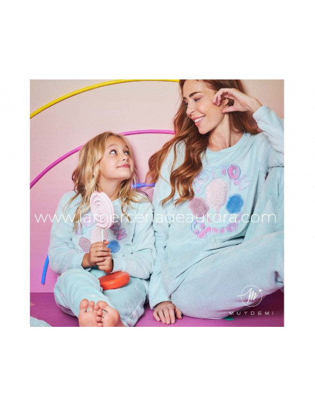 Pijama coralina Cotton candy de Muydemi
