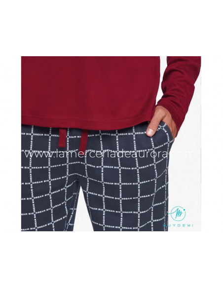 Pijama largo interlock hombre Big dream de Muydemi
