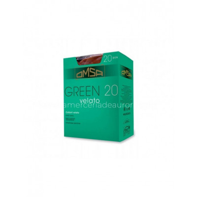 Panty espuma velato Green 20 (caja 2 pares) 034 de Omsa -...
