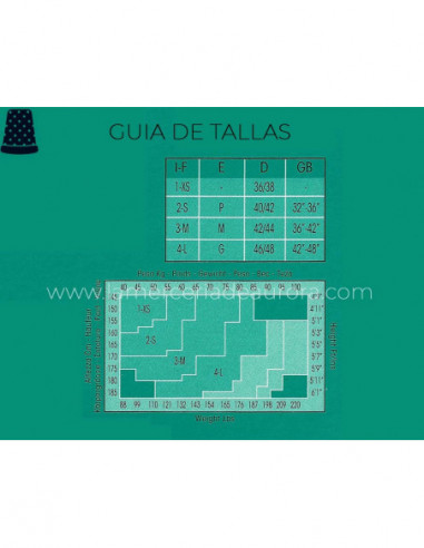 Panty espuma velato Green 20 (caja 2 pares) 034...