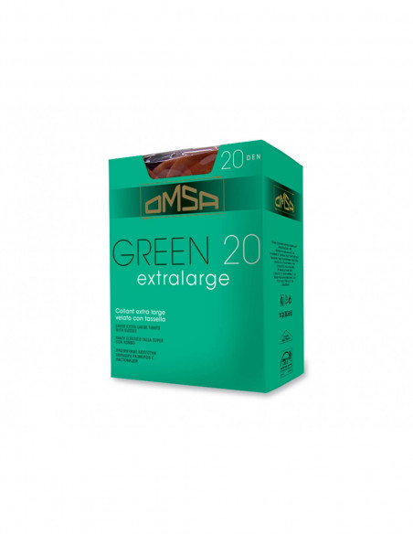 Panty espuma velato GREEN 20 EXTRALARGE 092 de OMSA Panty espuma velato GREEN 20 EXTRALARGE 092 de OMSA