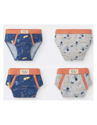 Slip infantil (pack 2 uds) Space de Waterlemon