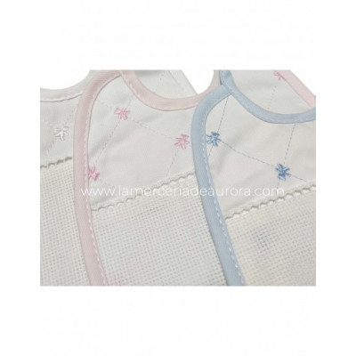 Babero lencero para bordar Ositos de Marbet - varios colores 2