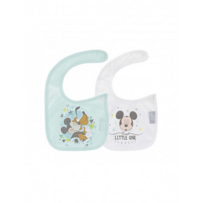 Babero velcro impermeable Tired little one Mickey (2 uds)...