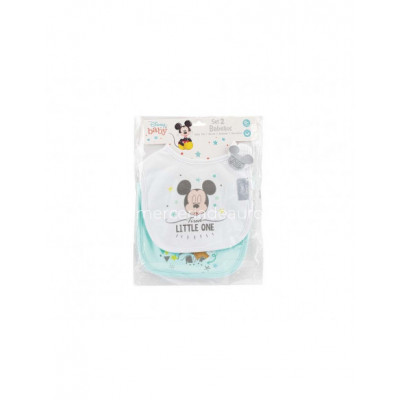 Babero velcro impermeable Tired little one Mickey (2 uds)... 2