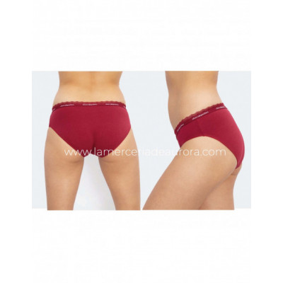 Braga midi algodón y blonda 0219 (pack 2 uds) Don Algodón...