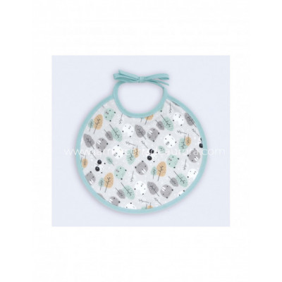 Babero redondo impermeable Bosque de Ti-tin
