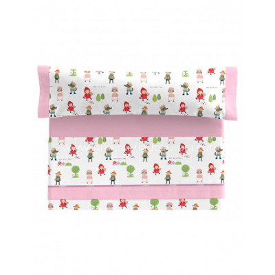 Sábanas tela infantiles Caperucita de El Barco 2