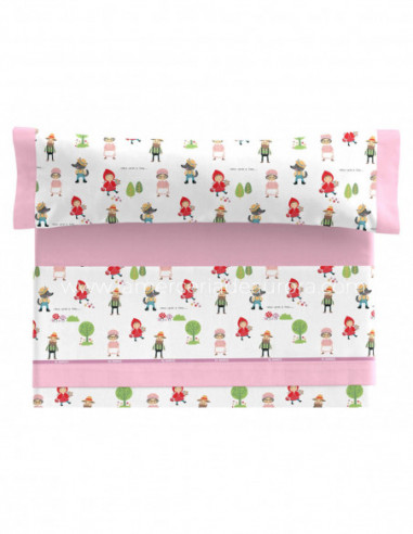 Sábanas tela infantiles Caperucita de El Barco