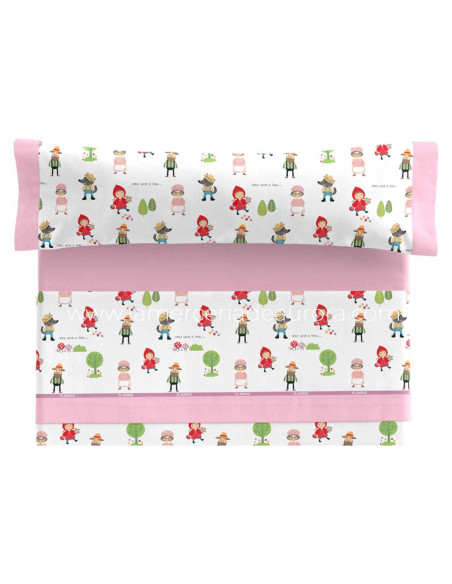 Sábanas tela infantiles Caperucita de El Barco